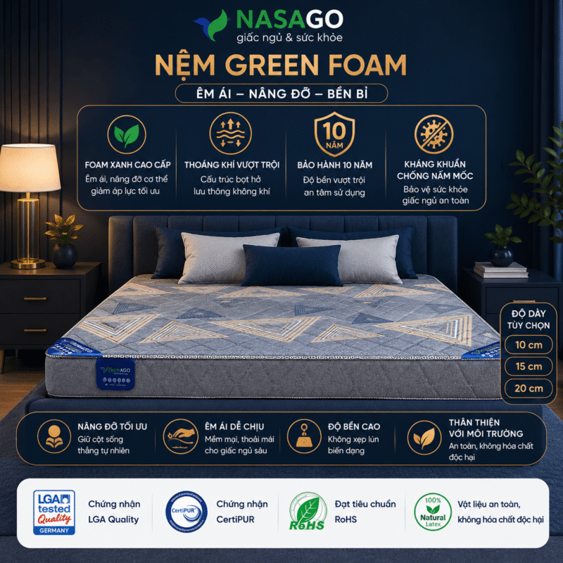 Nệm Green Foam NASAGO