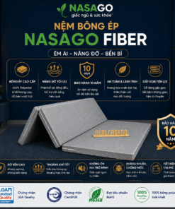 Nệm Bông Ép Cao Cấp NASAGO Fiber