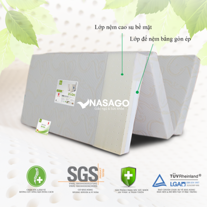 Nệm cao su bông ép Vạn Thành Ultra Care