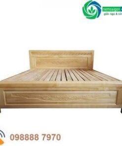 Giường Ngủ Gỗ Sồi Nga Đẹp Giá Rẻ - Ảnh 2
