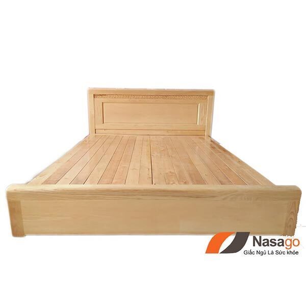 giường ngủ gỗ sồi vạt phản