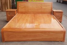 Giường gỗ sồi nga chất lượng uy tín