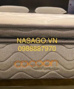 nệm lò xo túi cocoon grey luxe liên á new