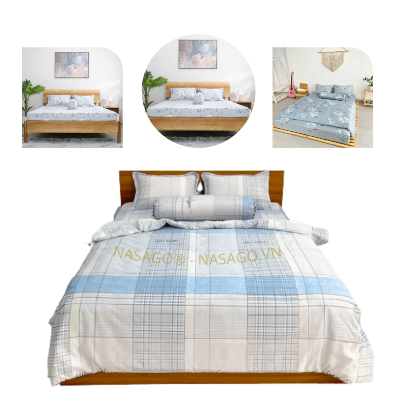 Bộ chăn drap tencel giá rẻ NASAGO
