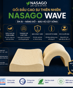 Gối Đầu Cao Su Gợn Sóng NASAGO Wave
