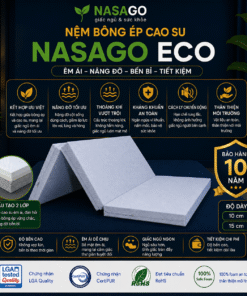 Nệm cao su bông ép NASAGO Eco