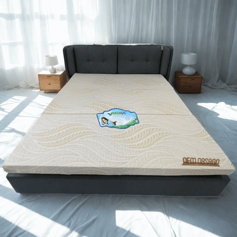 Nệm cao su gấp 3 NASAGO Fold