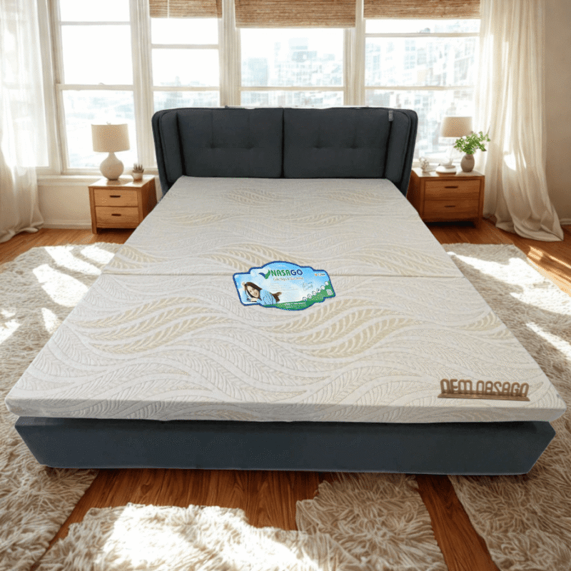 Nệm cao su gấp 3 NASAGO Fold